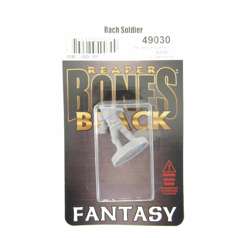RPR49030 Rach Soldier Miniature 25mm Heroic Scale Figure Bones Black 2nd Image