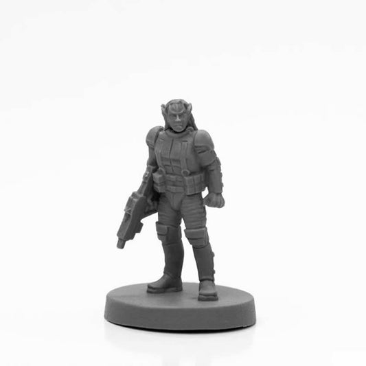 RPR49031 Malvernis Soldier Miniature 25mm Heroic Scale Figure Bones Black Main Image