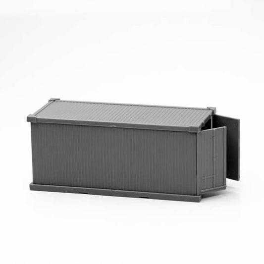 RPR49033 20 Foot Shipping Container Miniature 25mm Heroic Scale Figure Bones Black Main Image