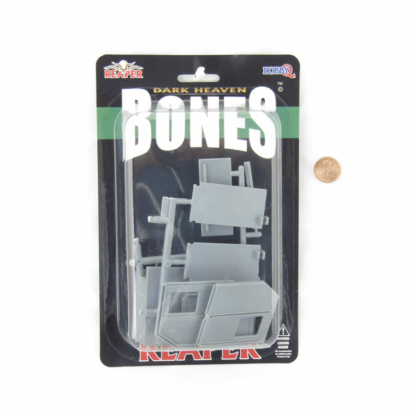 RPR49036 Dumpster Miniature 25mm Heroic Scale Figure Bones Black 2nd Image