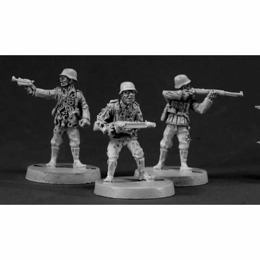 RPR50020 Zombie German Soldiers Miniature 25mm Heroic Scale Main Image