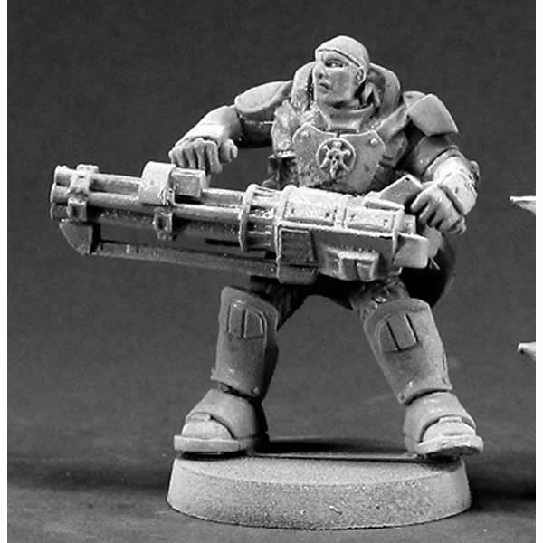 RPR50022 Reggie Van Zandt IMEF Heavy Gunner Miniature 25mm Heroic Scale Main Image