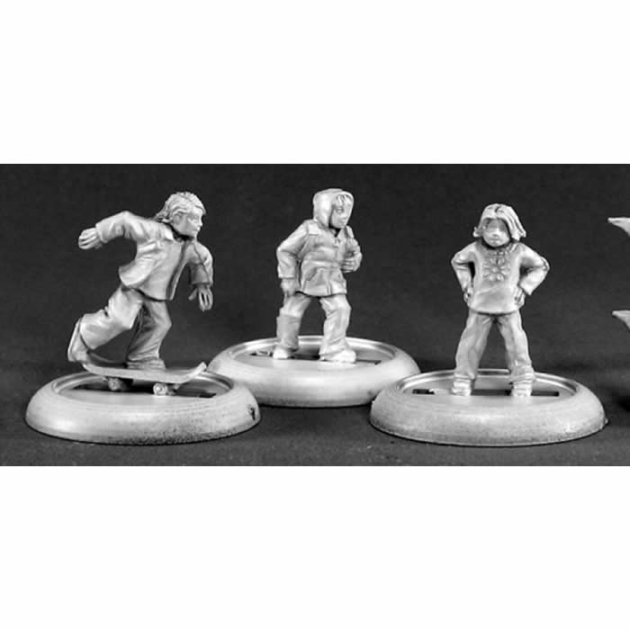 RPR50042 Modern Townsfolk Children Miniature 25mm Heroic Scale Main Image