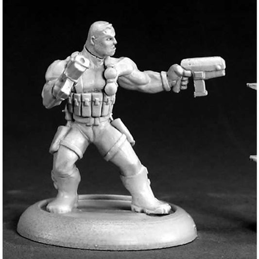 RPR50044 Frank Russo Mercenary Hero Miniature 25mm Heroic Scale Main Image