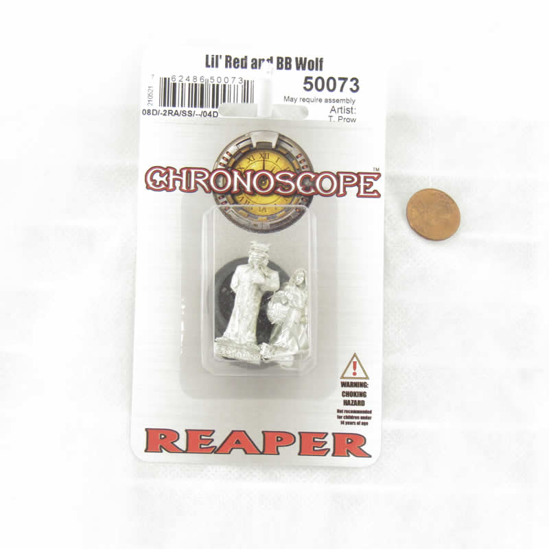 RPR50073 Red Riding Hood and Big Bad Wolf Miniature 25mm Heroic Scale