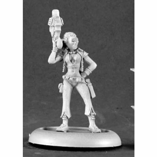 RPR50115 Moxy Sapce Adventuress Miniature 25mm Heroic Scale Main Image