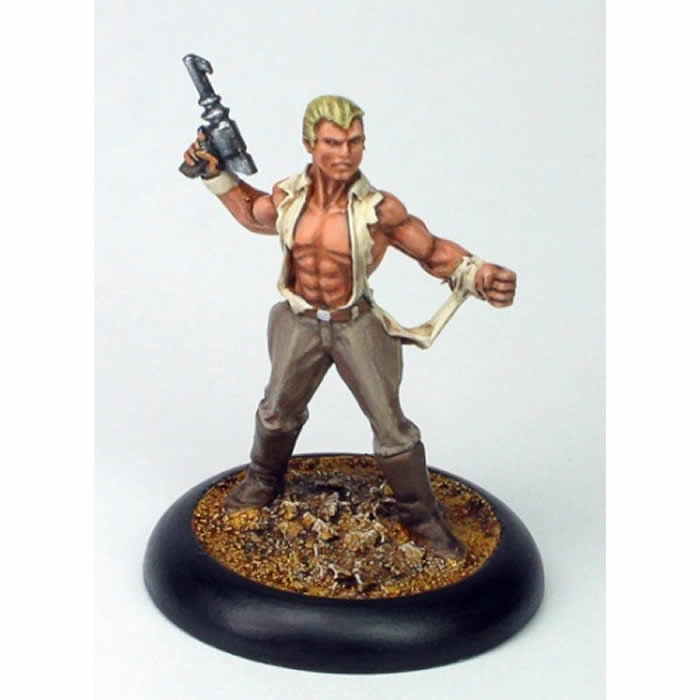 RPR50122 P. B. Pugh Pulp Hero Miniature 25mm Heroic Scale Chronoscope Main Image