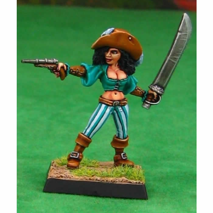 RPR50134 Racquel Blackrose Buccanneer Miniature 25mm Heroic Scale Main Image