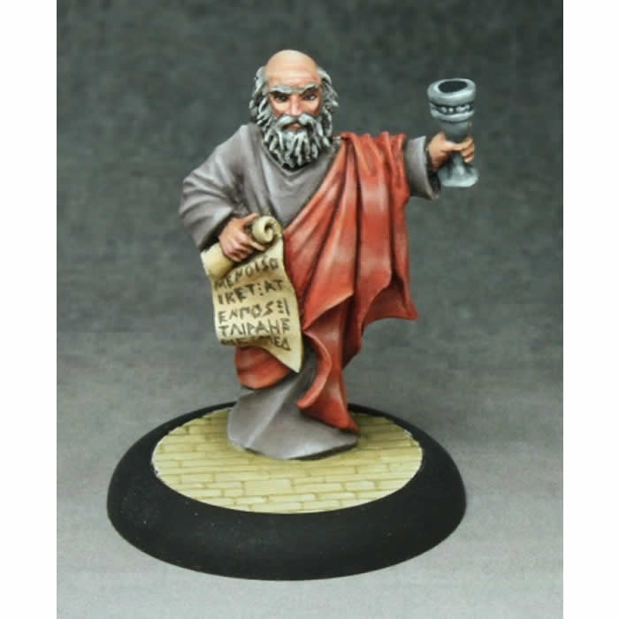 RPR50135 Socrates Philosopher Miniature 25mm Heroic Scale Chronoscope Series Reaper Miniatures Main Image