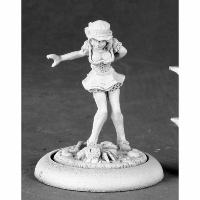 RPR50151 Miss Muffet and Spider Miniature 25mm Heroic Scale Main Image