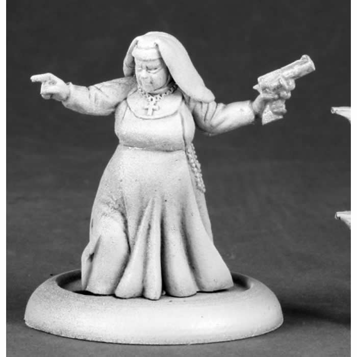 RPR50159 Sister Maria Nun Miniature 25mm Heroic Scale Chronoscope 3rd Image