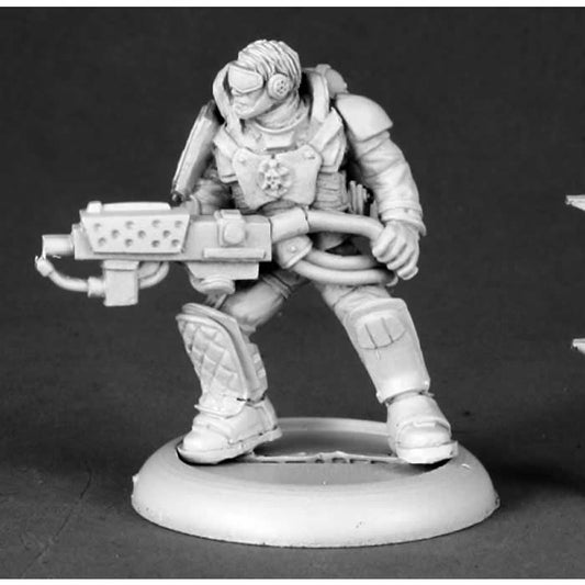 RPR50175 Torch McHugh IMEF Flame Thrower Miniature 25mm Heroic Scale Main Image