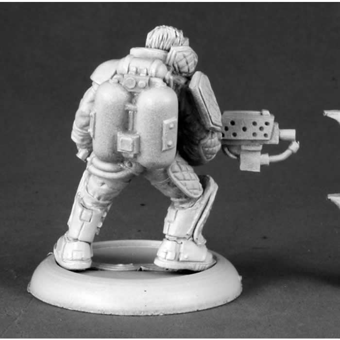 RPR50175 Torch McHugh IMEF Flame Thrower Miniature 25mm Heroic Scale 3rd Image