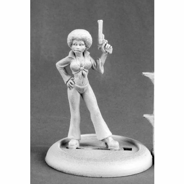 RPR50179 Ebony Foxx Modern Heroine Miniature 25mm Heroic Scale Main Image