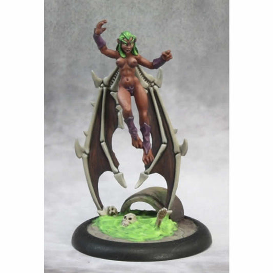 RPR50181 The Harpy Female Super Villain Miniature 25mm Heroic Scale Chronoscope Series Reaper Miniatures Main Image