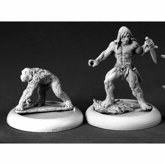 RPR50237 Lord of the Jungle and Familiar Miniature 25mm Heroic Scale Main Image