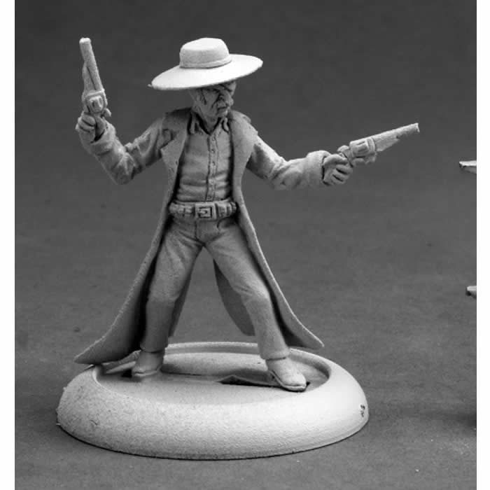 RPR50249 Deadeye Slim Cowboy Miniature 25mm Heroic Scale Main Image