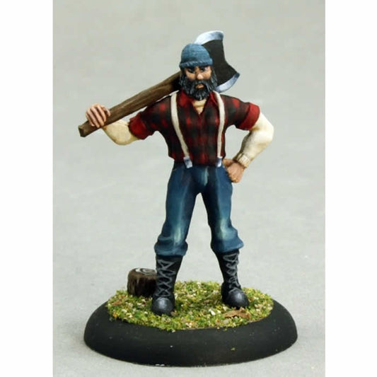 RPR50268 Bill Foster Lumberjack Miniature 25mm Heroic Scale Chronoscope Series Reaper Miniatures Main Image