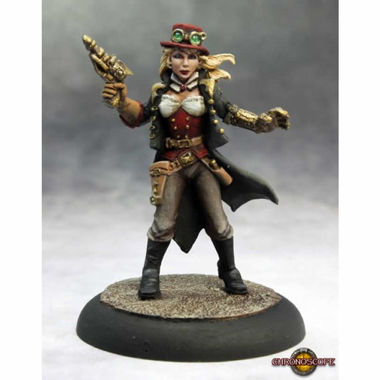 RPR50280 Belle Steampunk Heroine Miniature 25mm Heroic Scale Main Image