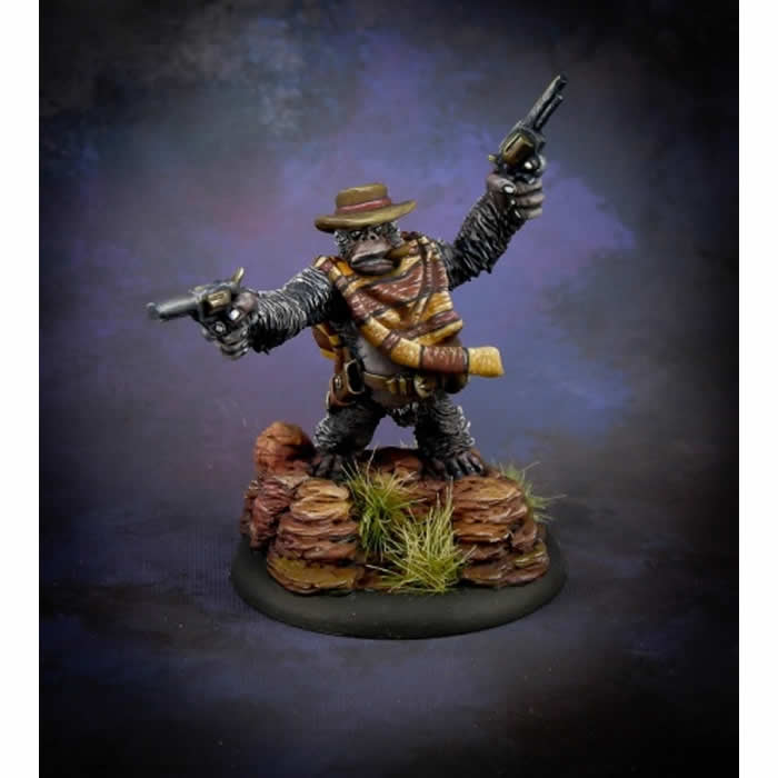 RPR50318 Cactus Joe Gorilla Gunslinger Miniature 25mm Heroic Scale 3rd Image