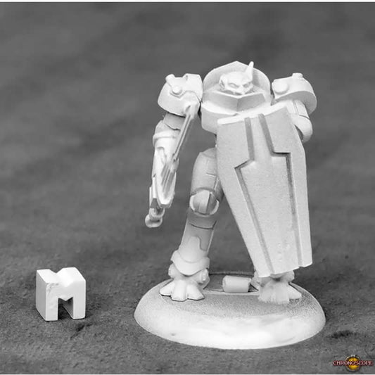 RPR50343 Space Goblin In Power Armor Miniature 25mm Heroic Scale Main Image