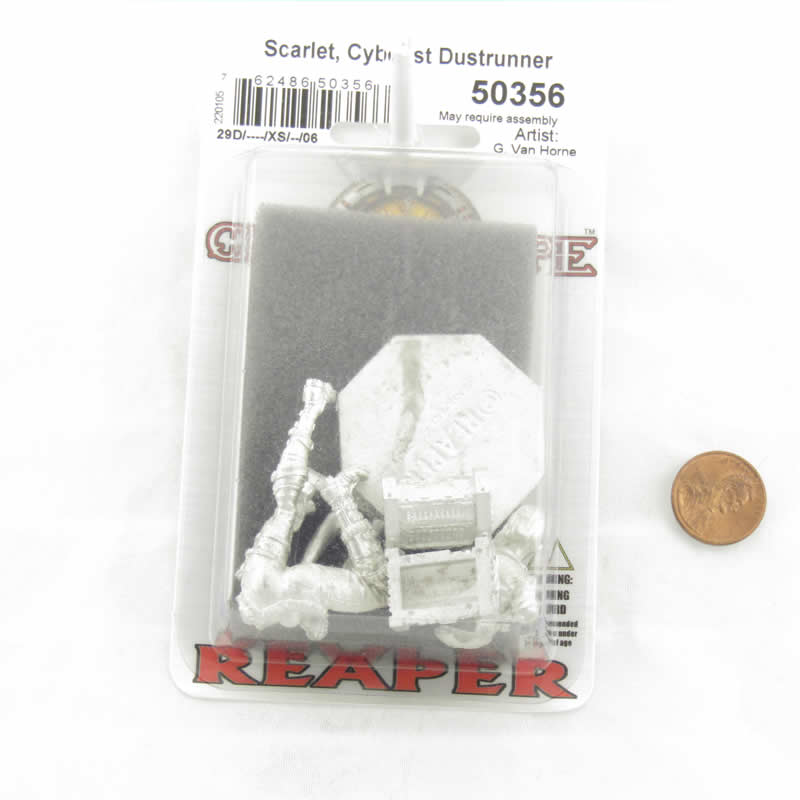RPR50356 Scarlet Cyberist Dustrunner (75mm Scale) Miniature Chronoscope 2nd Image