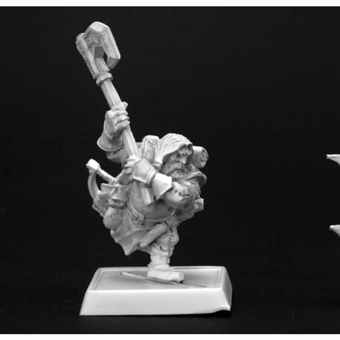 RPR60004 Harsk Iconic Male Dwarf Ranger Miniature 25mm Heroic Scale 3rd Image