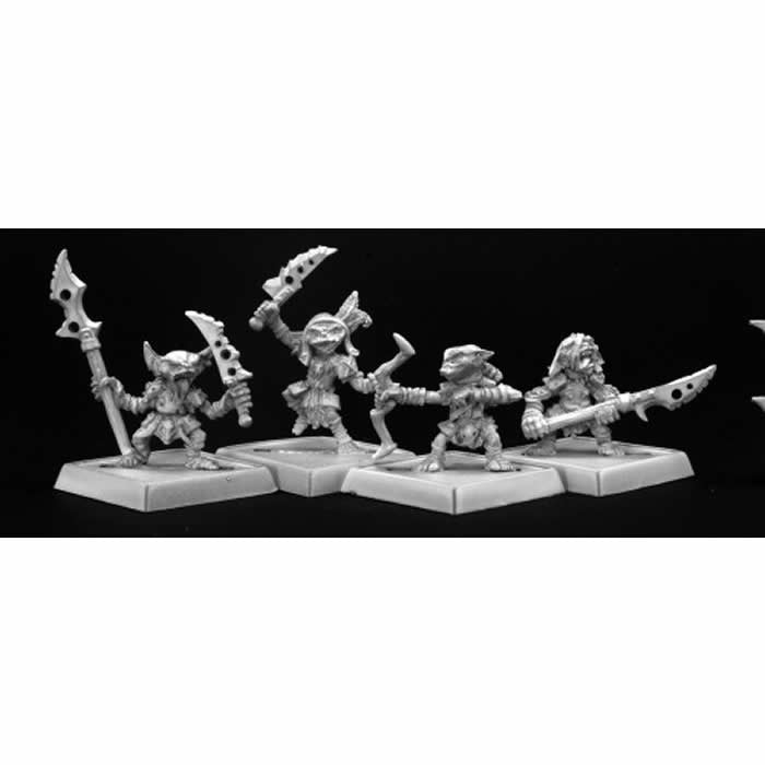 RPR60006 Goblin Warriors Miniature 25mm Heroic Scale Pathfinder Series Main Image