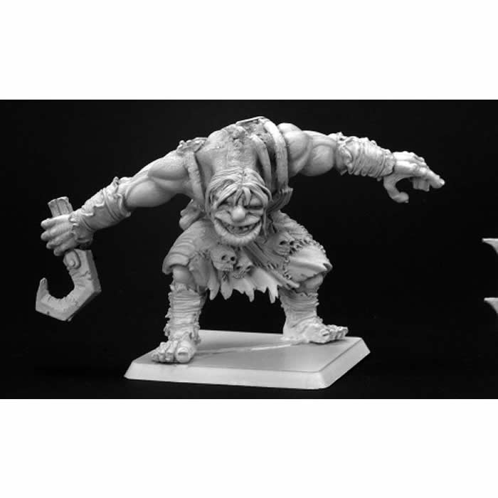 RPR60008 Hook Mountain Ogre No 1 Miniature 25mm Heroic Scale Pathfinder Series Reaper Miniatures Main Image