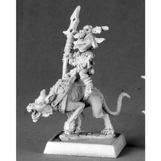 RPR60014 Goblin Commando on Dog Miniature 25mm Heroic Scale Main Image