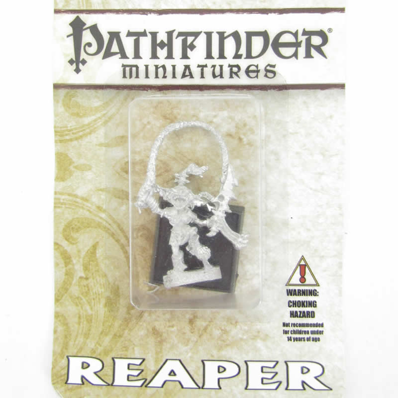 RPR60018 Goblin Warchanter Miniature 25mm Heroic Scale Pathfinder 2nd Image
