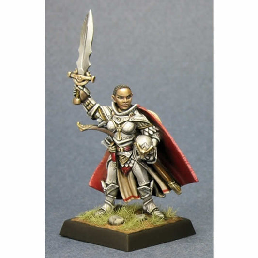 RPR60019 Seelah Iconic Female Paladin Miniature 25mm Heroic Scale Main Image