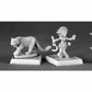 RPR60020 Lini Iconic Gnome Druid and Droogami Snow Leopard Miniature 3rd Image