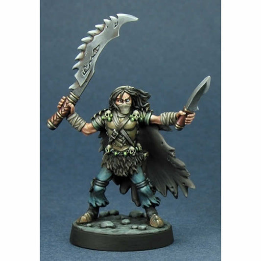 RPR60026 The Scribbler Male Barbarian Miniature 25mm Heroic Scale Main Image