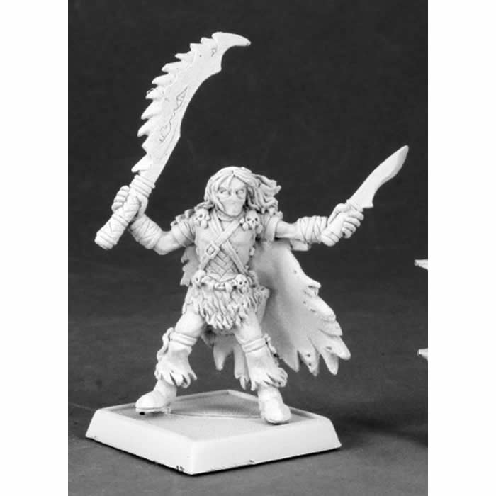RPR60026 The Scribbler Male Barbarian Miniature 25mm Heroic Scale 3rd Image