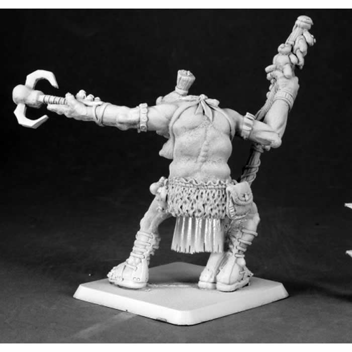 RPR60027 Dorella Kreeg Ogre Shaman Miniature 25mm Heroic Scale 3rd Image