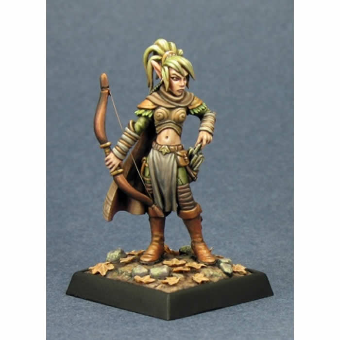 RPR60042 Shalelu Elf Ranger Miniature 25mm Heroic Scale Pathfinder Main Image