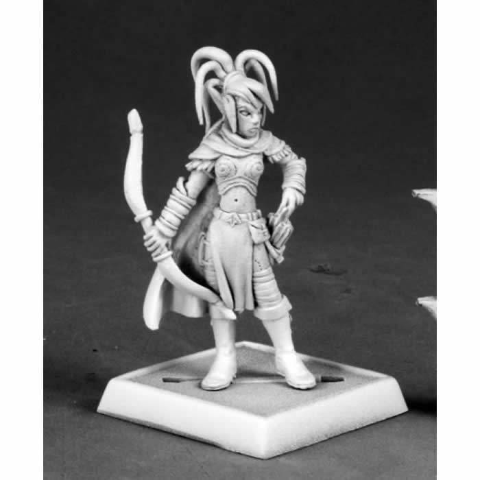 RPR60042 Shalelu Elf Ranger Miniature 25mm Heroic Scale Pathfinder 3rd Image