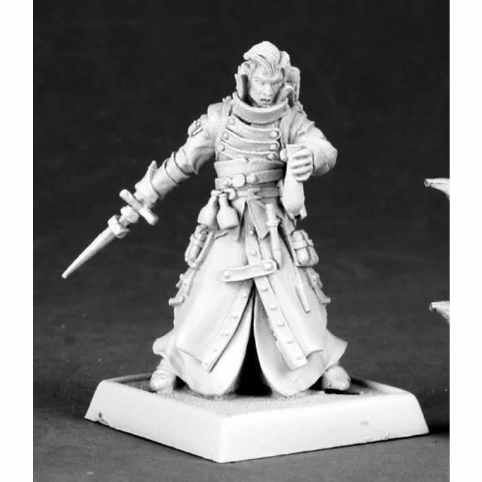 RPR60044 Damiel Iconic Alchemist Miniature 25mm Heroic Scale Pathfinder 3rd Image