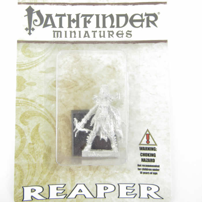 RPR60054 Depora Azinrae Dark Elf Ranger Miniature 25mm Heroic Scale 2nd Image