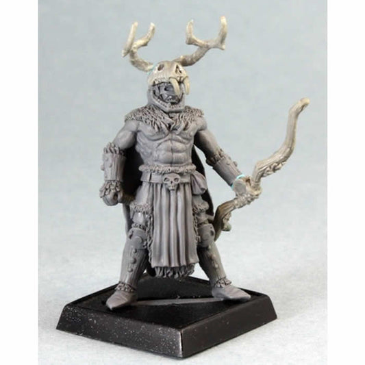 RPR60073 The Stag Lord Barbarian Miniatures 25mm Heroic Scale Main Image