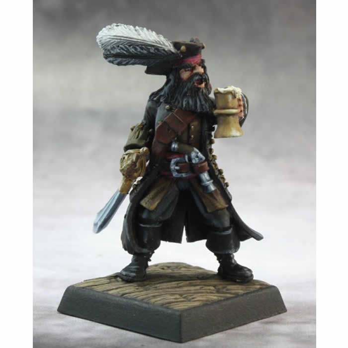 RPR60137 Captain Kerdak Bonefist Miniatures 25mm Heroic Scale Pathfinder Main Image