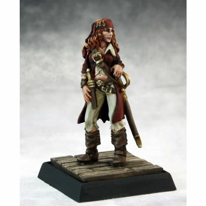 RPR60146 Kassata Lewynn Pirate Miniatures 25mm Heroic Scale Pathfinder Main Image