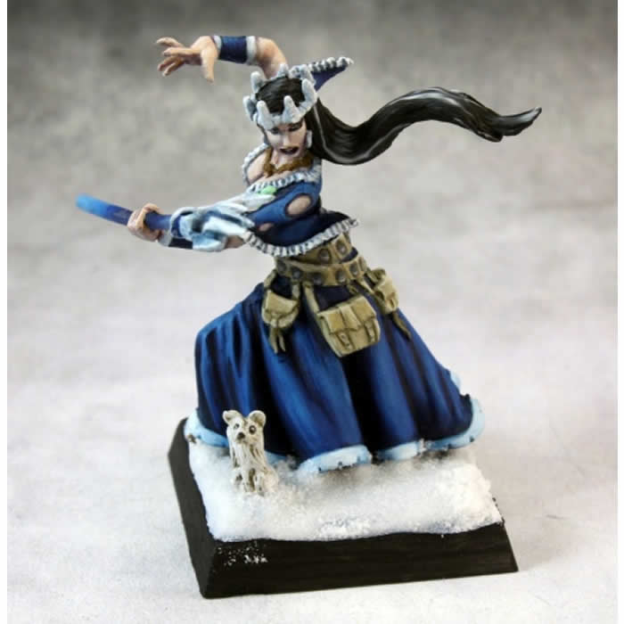 RPR60149 Winter Witch Prestige Class Miniatures 25mm Heroic Scale Main Image