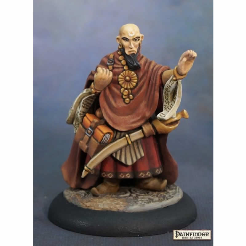 RPR60154 Zayafid Wizard Miniatures 25mm Heroic Scale Pathfinder Series Main Image