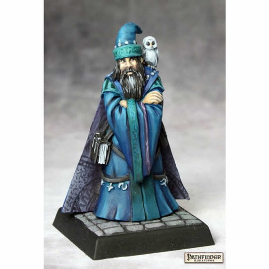 RPR60165 Dr Orontius Wizard Miniatures 25mm Heroic Scale Pathfinder Main Image