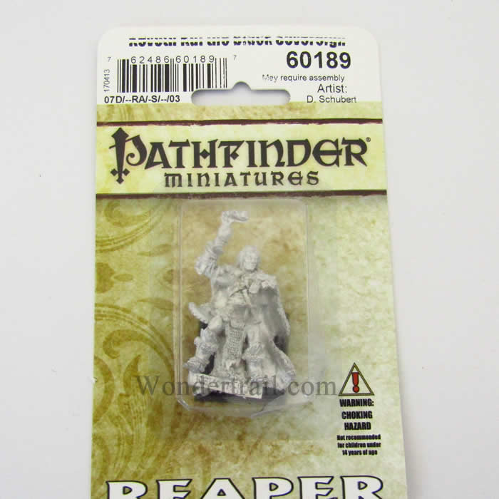 RPR60189 Kevoth Kul The Black Sovereign Barbarian 25mm Heroic Scale Pathfinder Reaper Miniatures 2nd Image