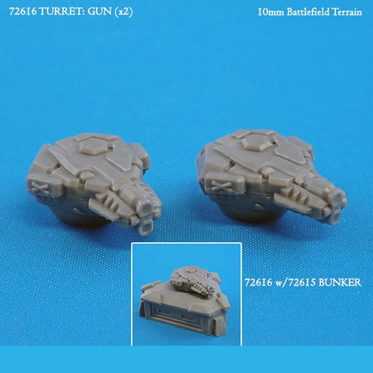 RPR72616 Turret Gun Battlefield Terrain Supplies Miniature N-Scale CAV Strike Operations Main Image