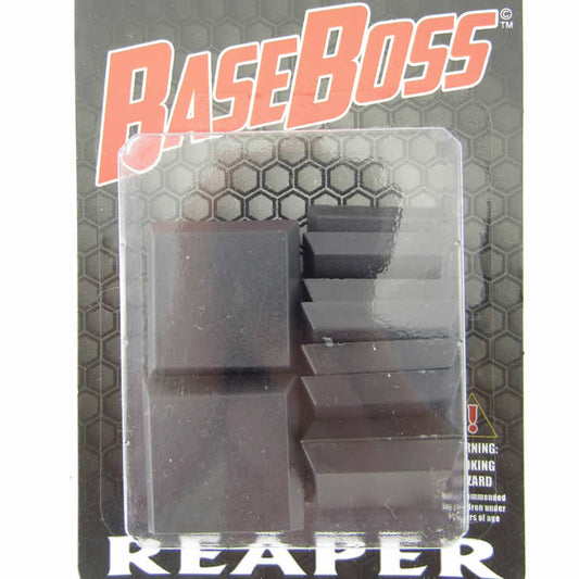 RPR74038 1 in Square Flat Top Plastic Miniature Gaming Base Pack of 20 Main Image