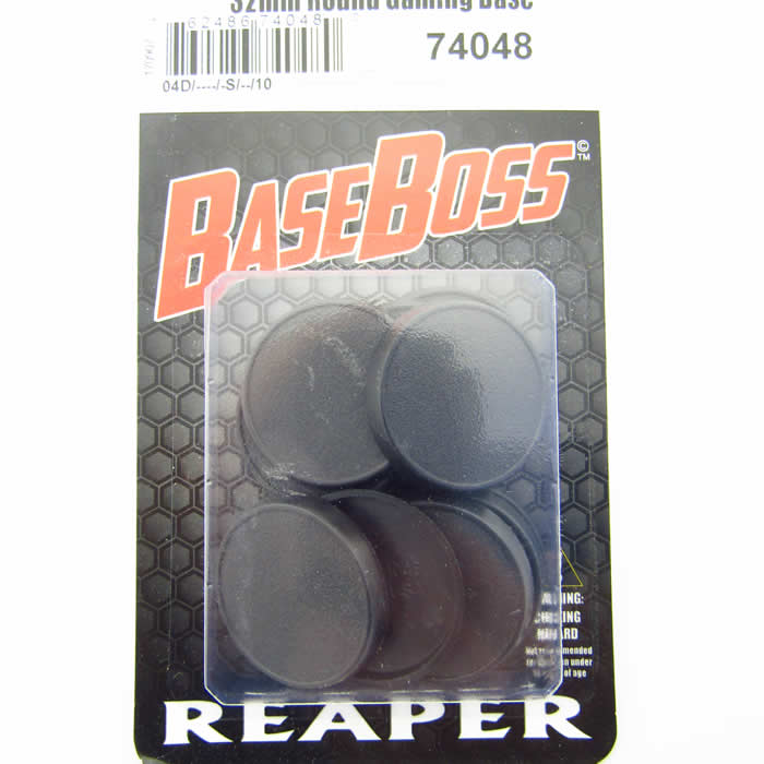 RPR74048 32mm Round Gaming Base Pack of 10 Reaper Miniatures 2nd Image